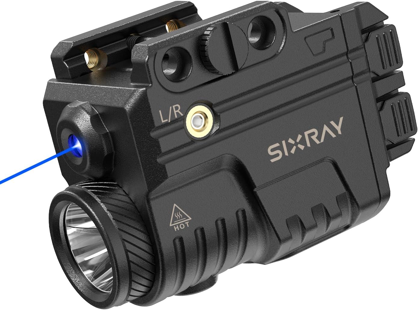 SIXRAY Flashlight Tactical Rechargeable Picatinny