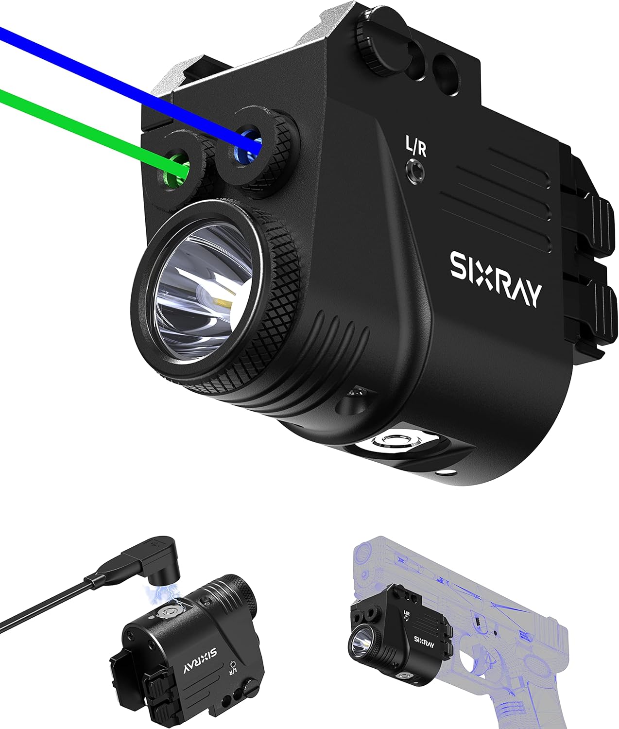 SIXRAY Magnetic Charging Tactical Picatinny