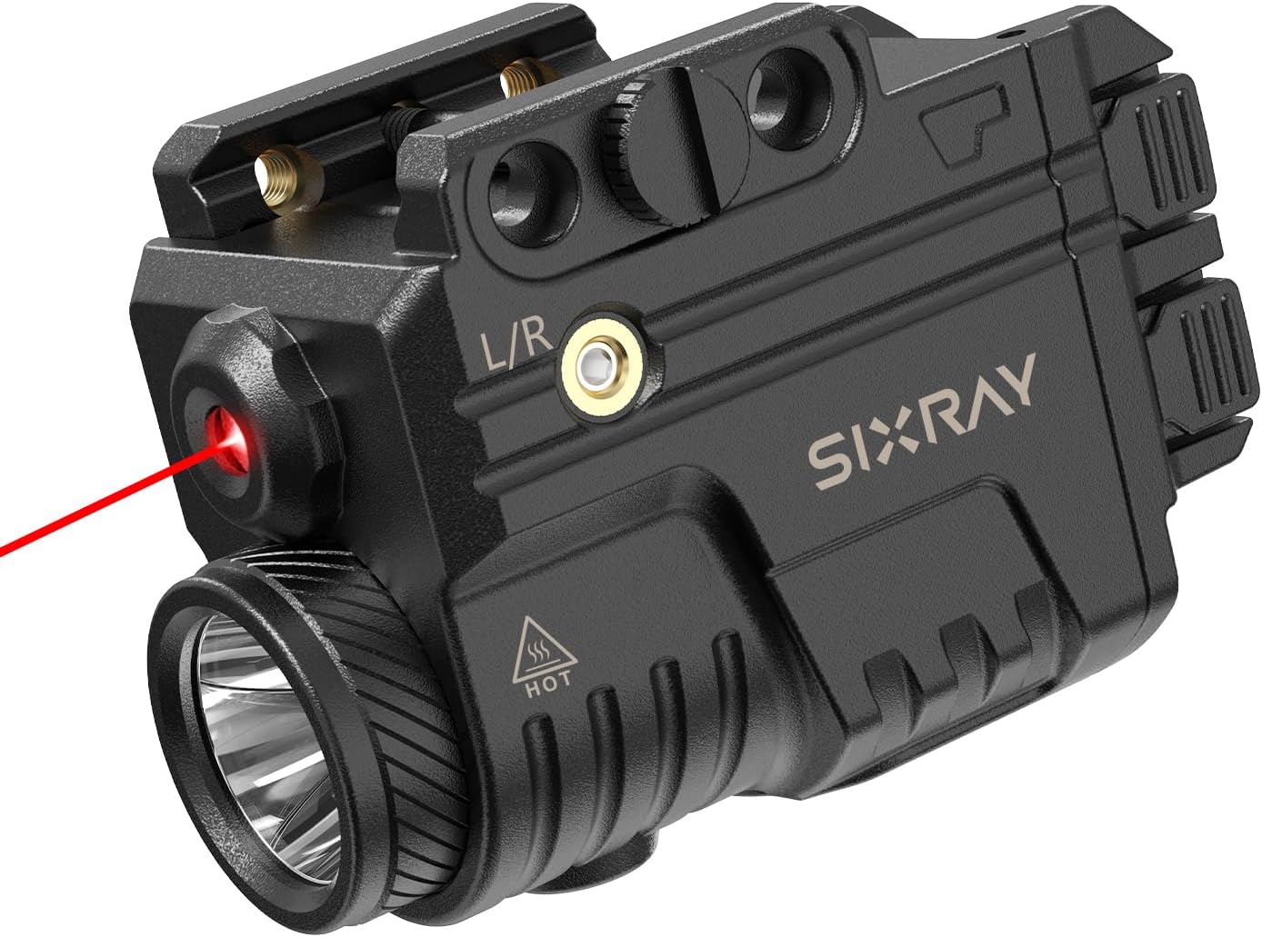 SIXRAY Rechargeable Flashlight Tactical Picatinny